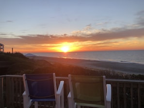 Watching the sun rise