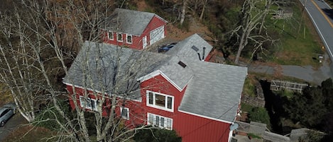 The Barn Loft incorporates the entire upper floor. Private driveway and entrance