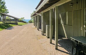 outside