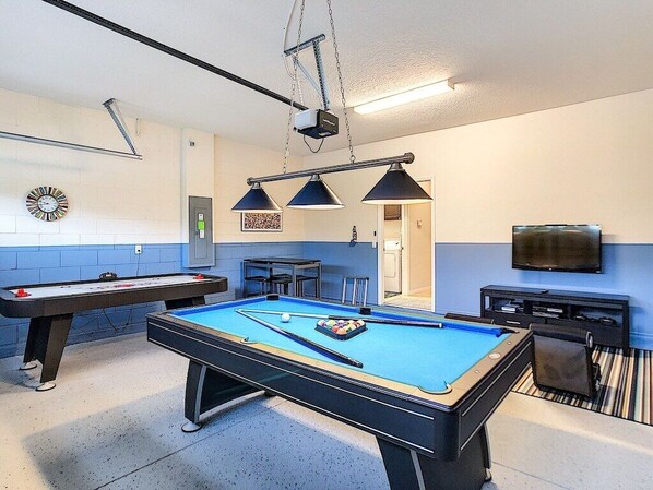 Game Room in Garage