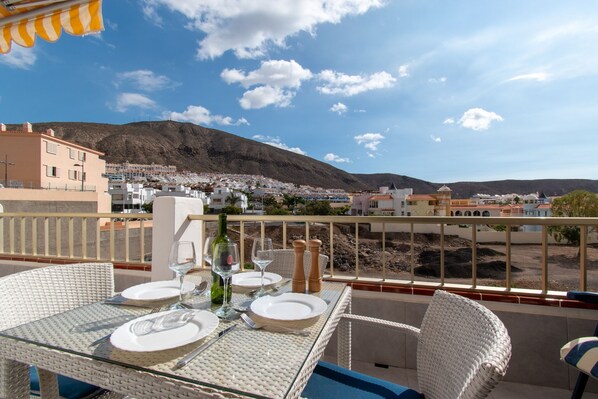 Private balcony with amazing views