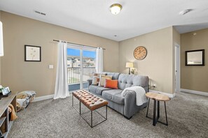 You'll love the open living room!