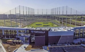 Topgolf's first location in Iowa is finally here!  Featuring 72 climate controlled outdoor hitting bays; fun for the entire family!  And it's only 2 minutes away!