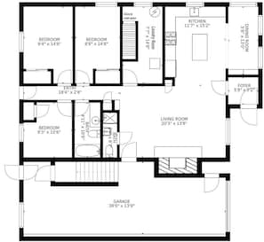 Layout of home