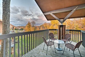 Private Balcony | Outdoor Seating | View of Bunny Hill