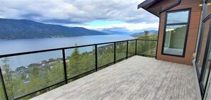 Our balcony overlooking Okanagan Lake - looking NW.