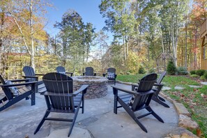 Patio | 2-Story Cabin