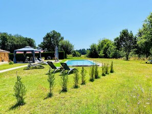 Maison Monpazier Private Garden with New  10x4M heated salt water swimming pool