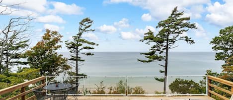 Patio Overlooking Lake Michigan