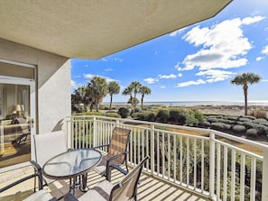 Main Balcony with Ocean Views at 3105 SeaCrest