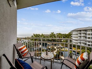 Private 4th Floor Balcony with Ocean Views at 2410 SeaCrest