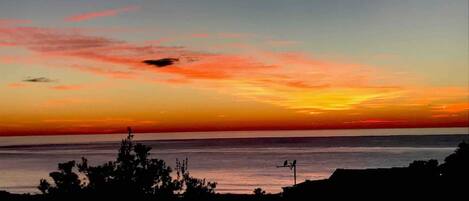 Vista para a praia ou o mar