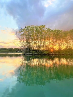 Beautiful sunset views on Black River.