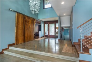 Entry via front door