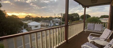 Sunset on the balcony 