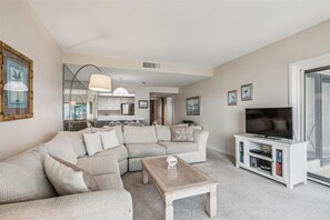 Living Room, Dining Area and Kitchen at 1834 Beachside Tennis