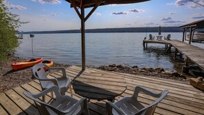 Deck Seating on Lakefront