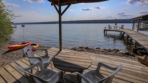 Deck Seating on Lakefront