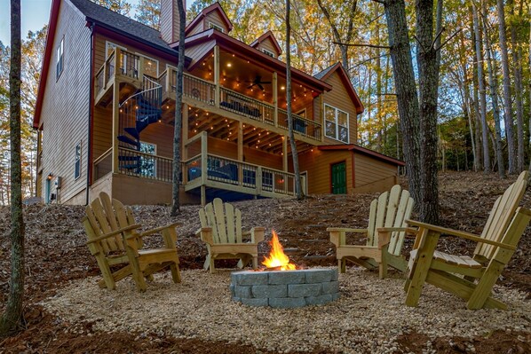 Enjoy S`mores by the Fire Pit