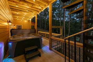 Lower Patio Hot Tub Area