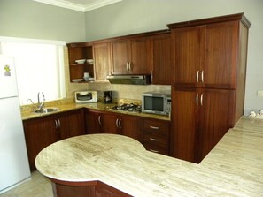 Beautiful spacious kitchen with a bright window!