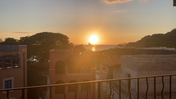 Sunset from the balcony