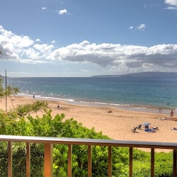 Beach view from lanai