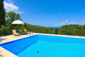 Pool terraces and views