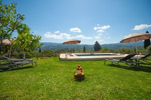 Enjoy the open air in country garden