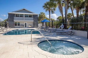 Enjoy sunbathing by the pool