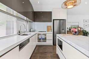 Guests love the well-appointed kitchen and the espresso machine