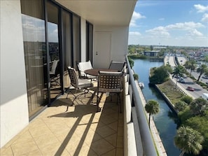 Balcony View Overlooking Canal