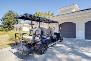 New 6-passenger golf cart