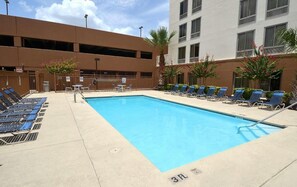 Enjoy sunbathing by the pool