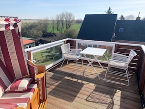 Unser Haus am Deich - Wohnung Meerblick