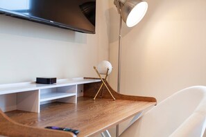 A dedicated work space is available for your use.
