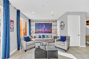 Spacious magical living room