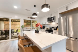 Newly remodeled kitchen