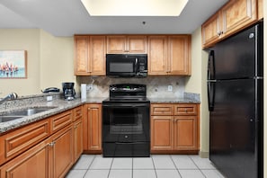 The family chef will love this updated kitchen complete with a huge workspace.