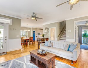 Spacious open-living floorplan.