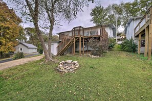 Home Exterior | Spacious Deck | Backyard | Fire Pit