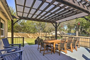 Covered Deck | Single-Story Home