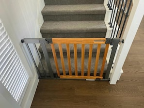 Baby safety gate (available upon request)