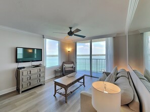 Living Room - Balcony Access + Ocean Views