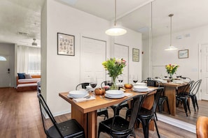 Stylish Decor and Accents to make the 1200 sq. ft. space beautiful and inviting.