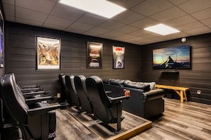 Enjoy fun movie nights with your Private Theater room with Premium sound system!