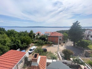 Vue depuis lâhĂ©bergement