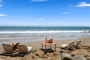 Enjoy the good life on the beach at Beachfront Bliss!