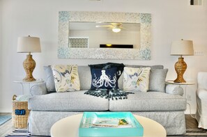 Brand new queen sleeper sofa with extra comfy mattress. 