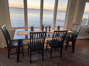 Dine while admiring the ocean view